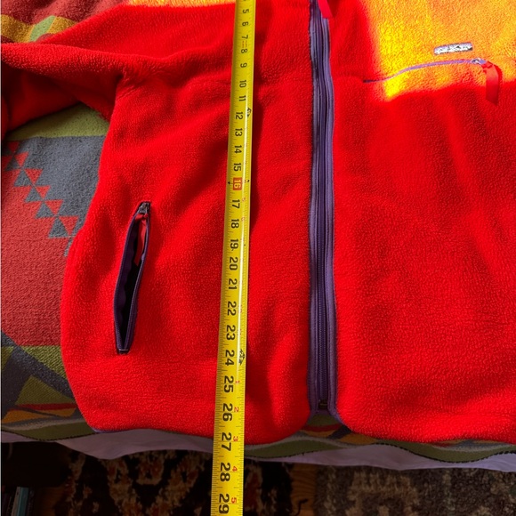 VINTAGE Patagonia jacket size large red with purple piping - Picture 2 of 6